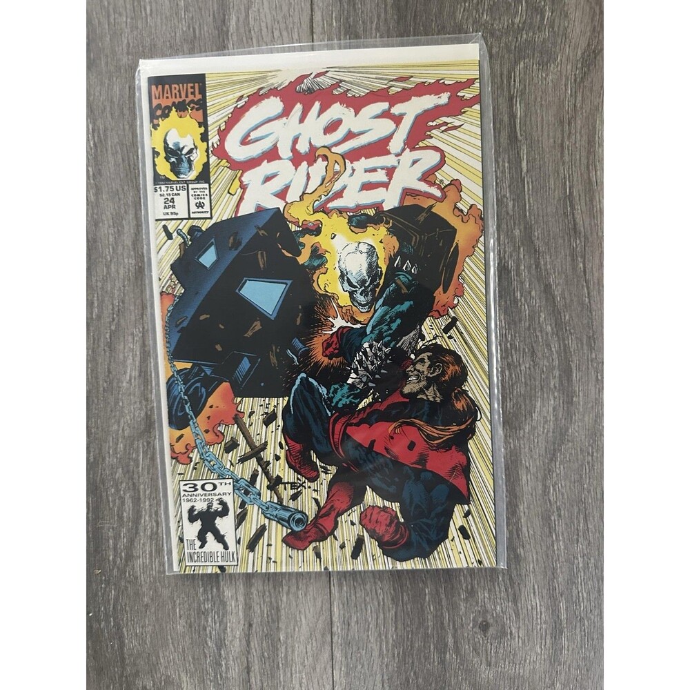 Marvel Ghost Rider #24 Single Issue Comic 1992 Ghostrider Color US Comics